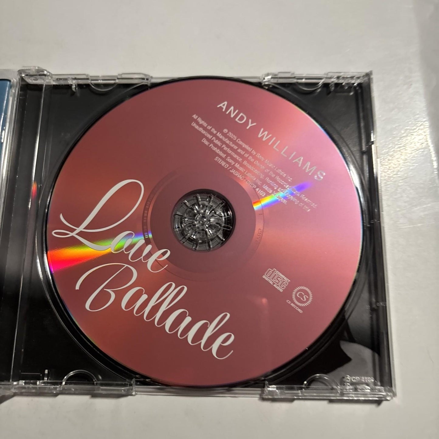 Andy Williams - Love Ballade (CD, 2025) Japan Dycp-4103