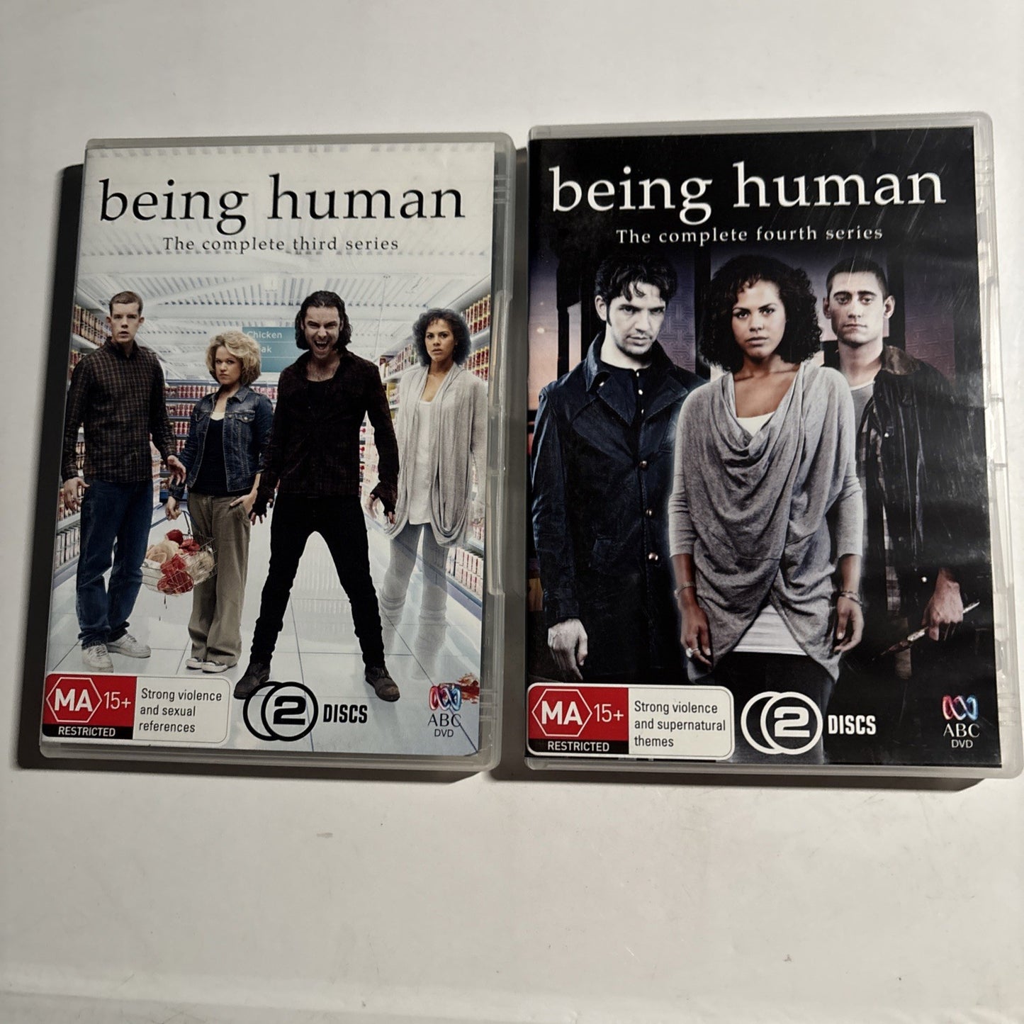 Being Human : Series 3 & 4 (DVD, 2009) Region 4 NEW