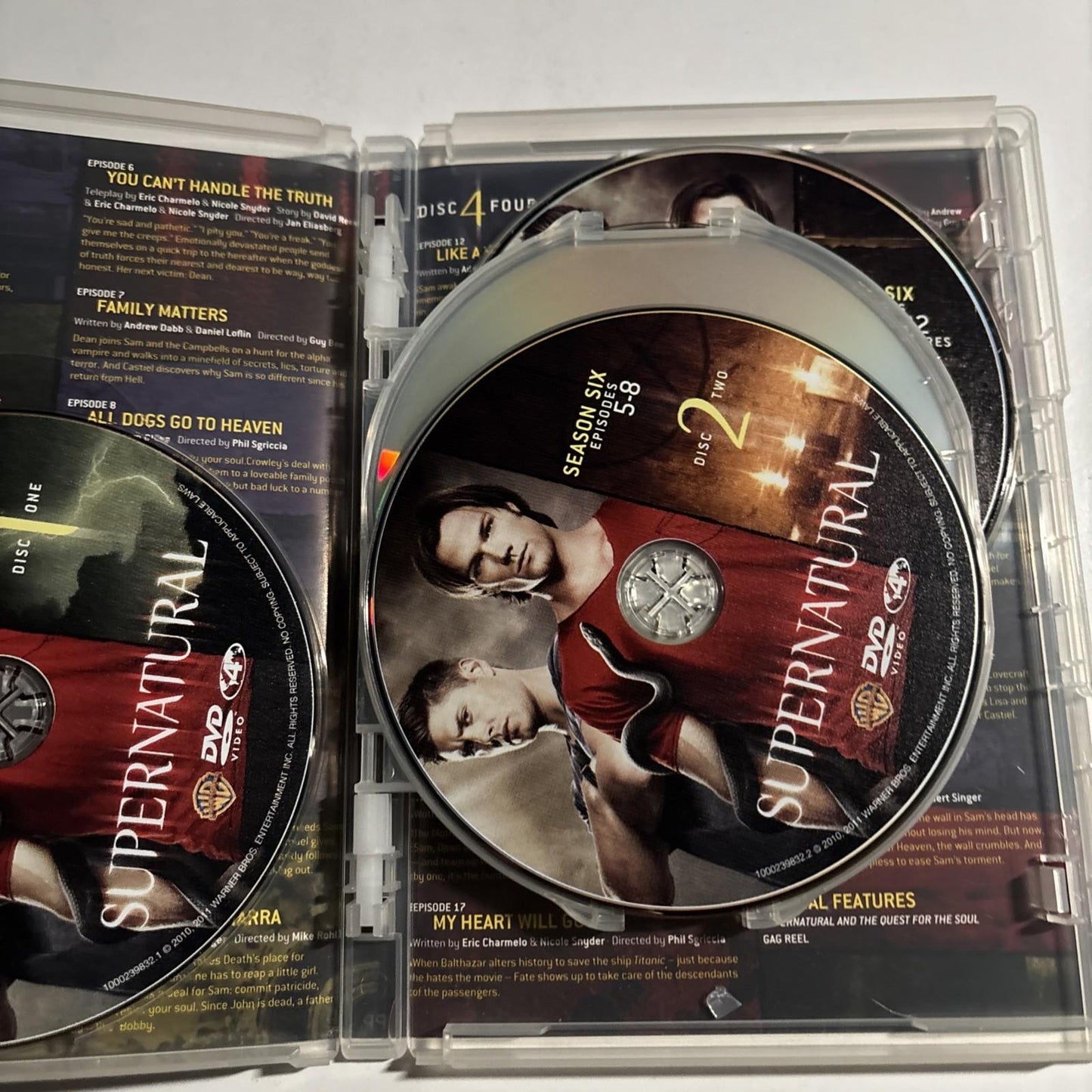Supernatural : Season 6 (DVD, 2011)  Region 4