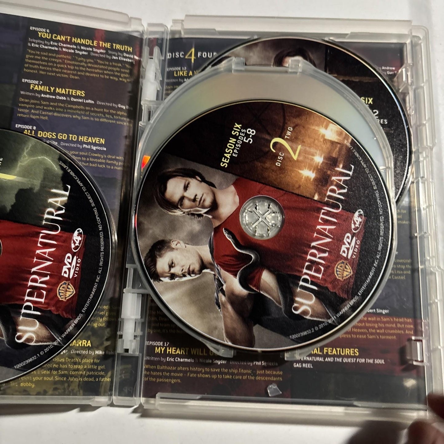 Supernatural : Season 6 (DVD, 2011)  Region 4