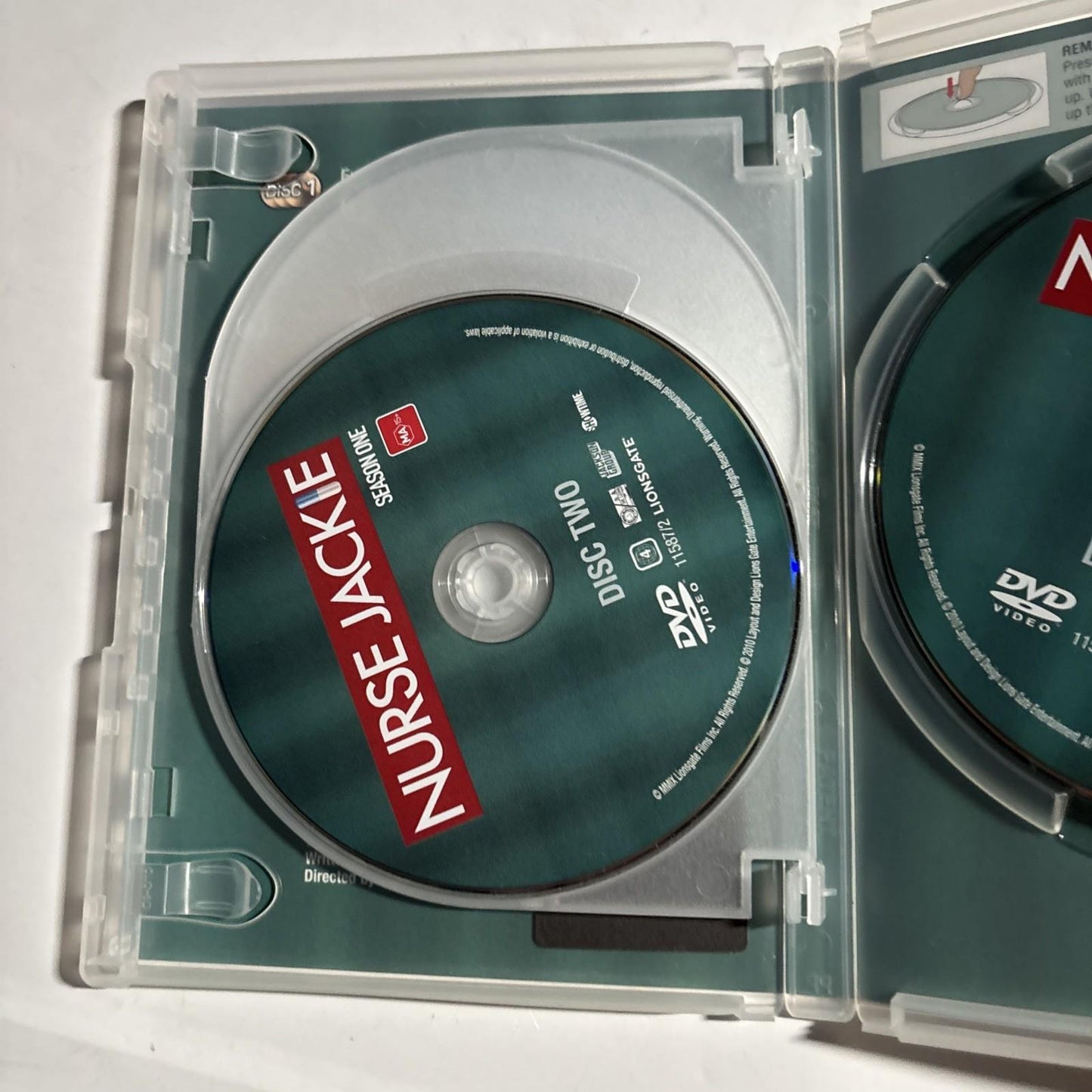 Nurse Jackie : Season 1 (DVD, 2009) Region 4