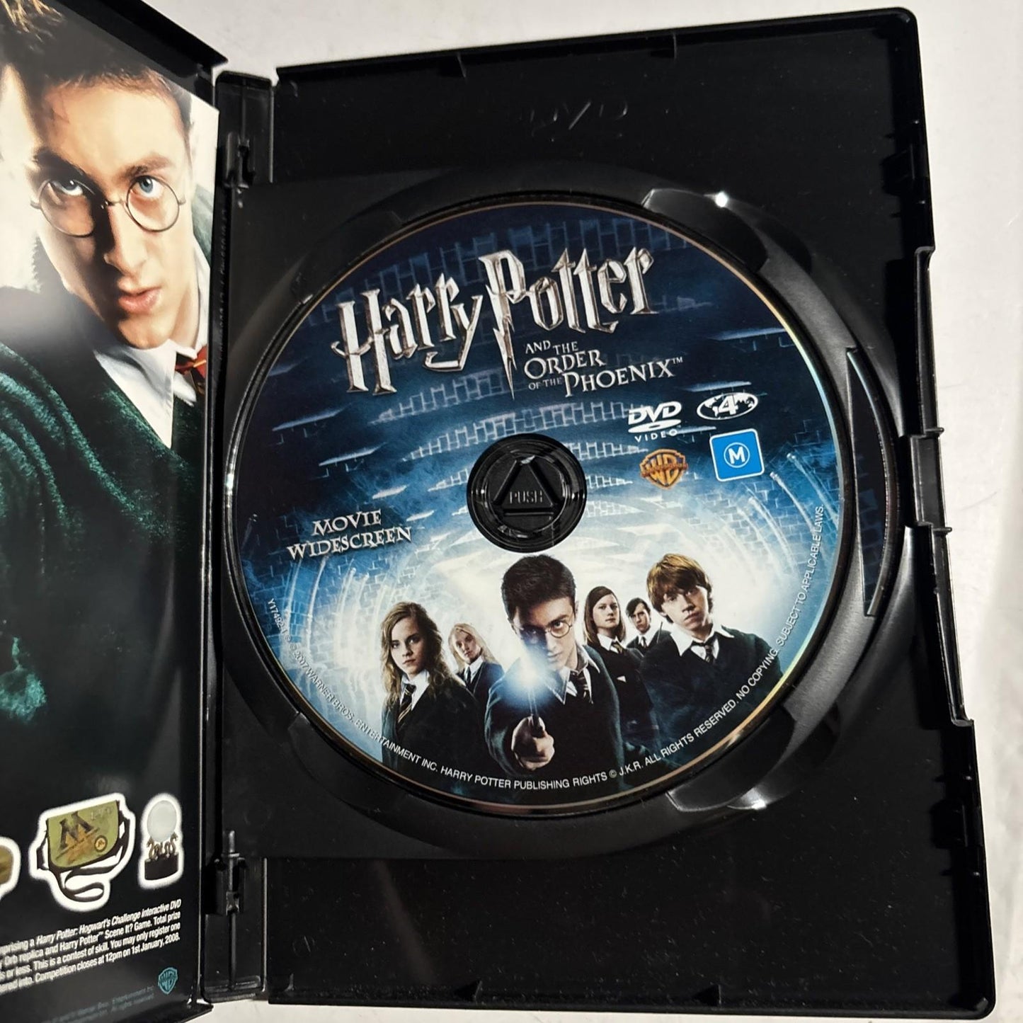 Harry Potter and the Order of the Phoenix (DVD, 2007) Region 4