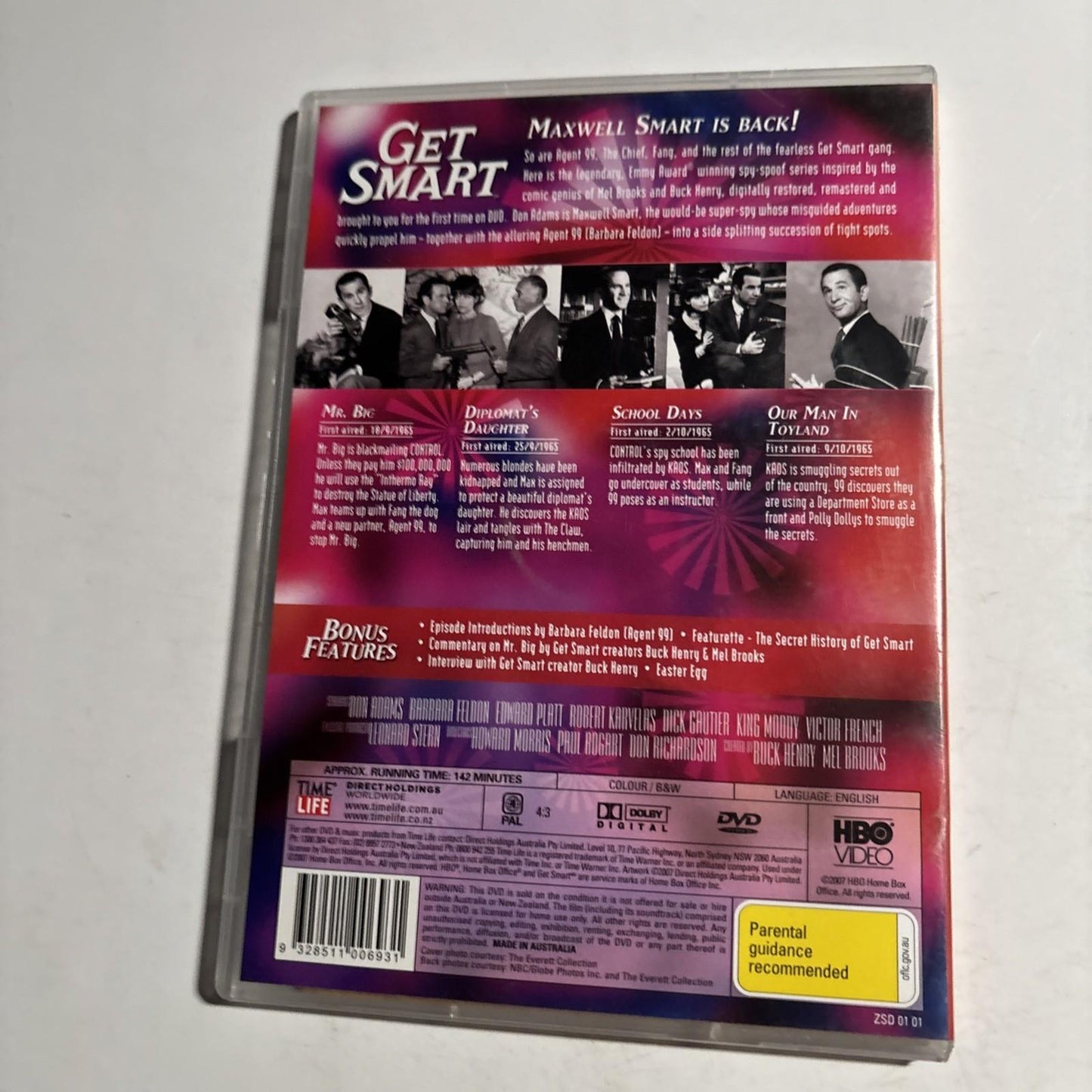 Get Smart - Mr Big (DVD, 1965) Don Adams Region 4