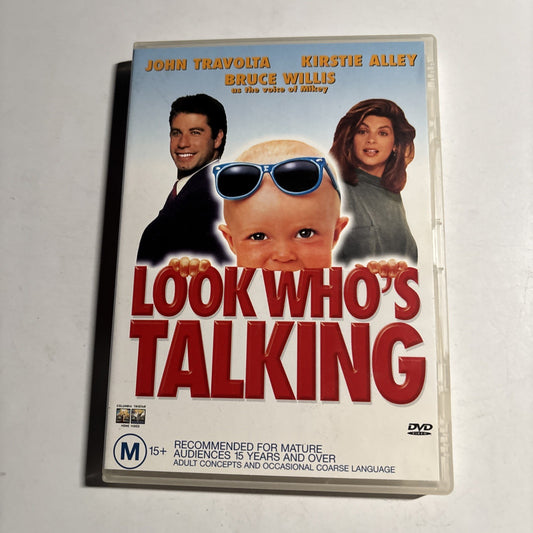 Look Who's Talking (DVD, 1989) John Travolta, Kristie Alley Region 4