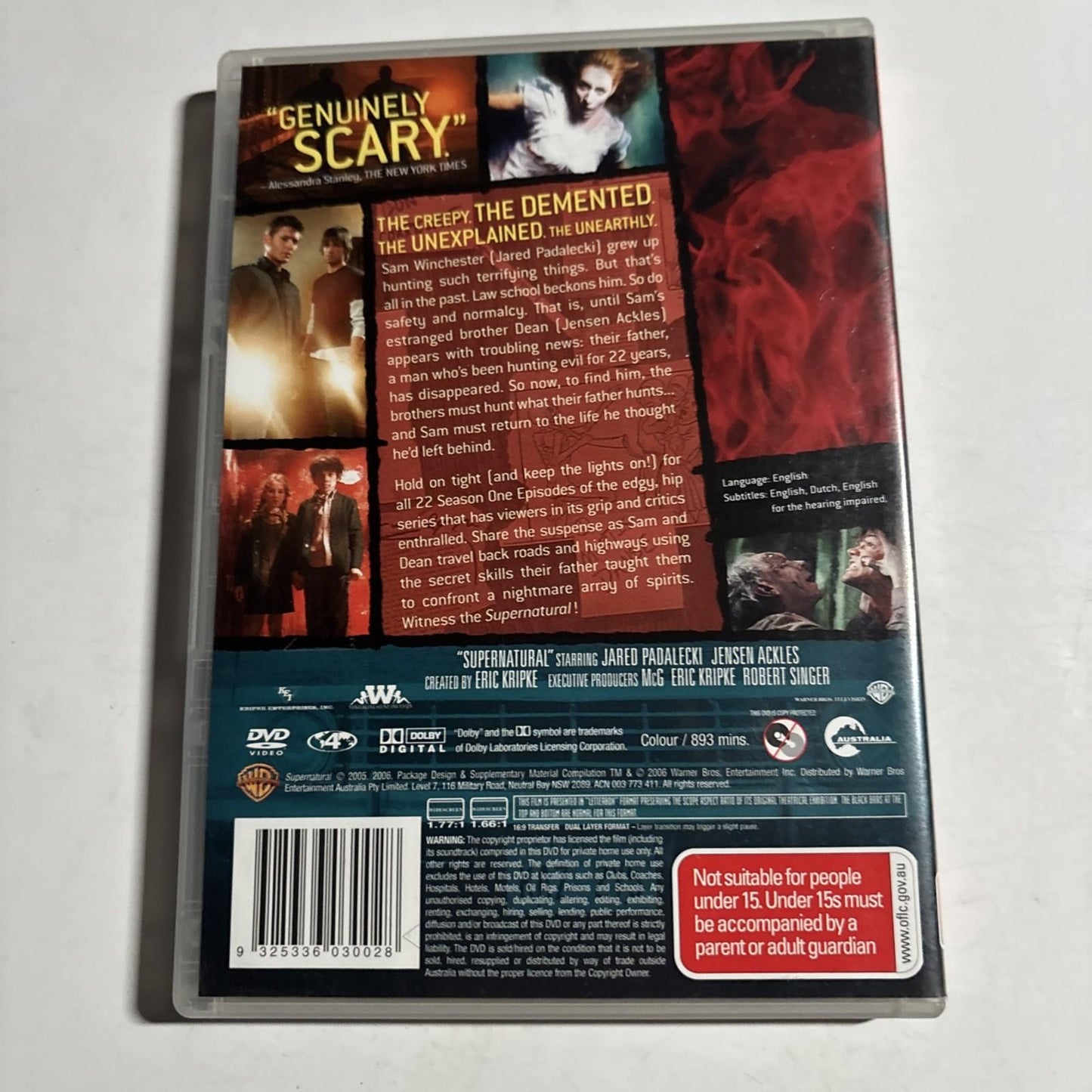 Supernatural : Season 1 (DVD, 2005)  Region 4