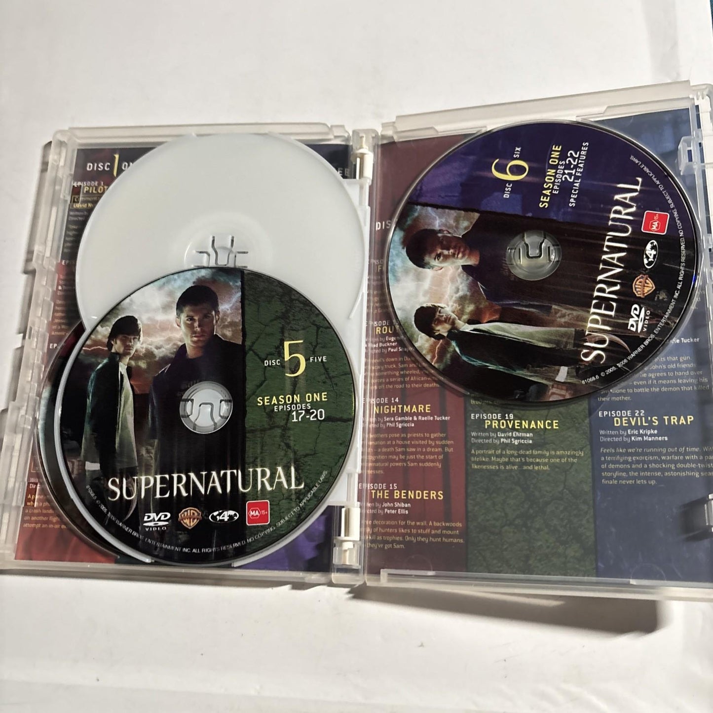 Supernatural : Season 1 (DVD, 2005)  Region 4