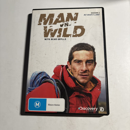 Man Vs Wild - No Man's Land : Season 3 (DVD, 2008) Region 4