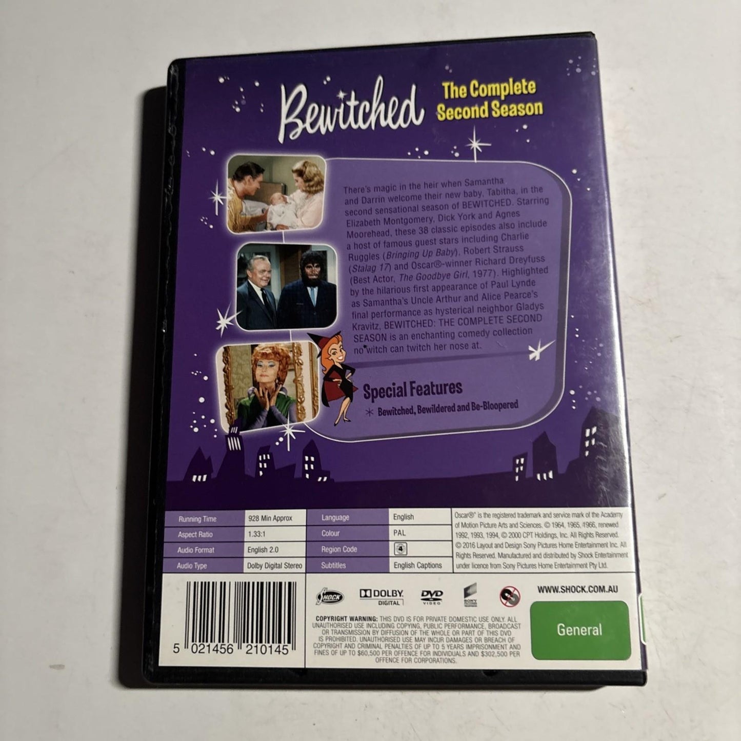 Bewitched - Season 2 (DVD, 1966) Region 4
