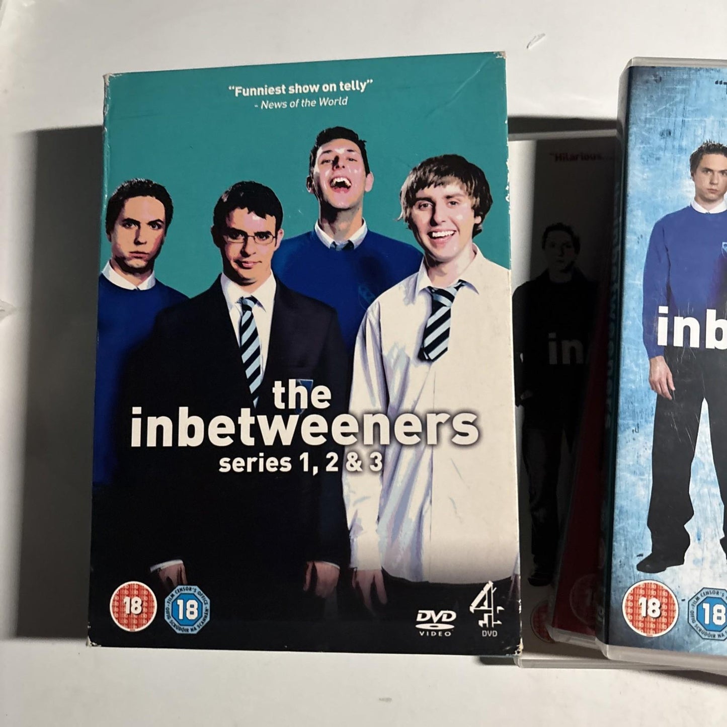 The Inbetweeners - Series 1 2 3 Plus Movie DVD Region 2 Series