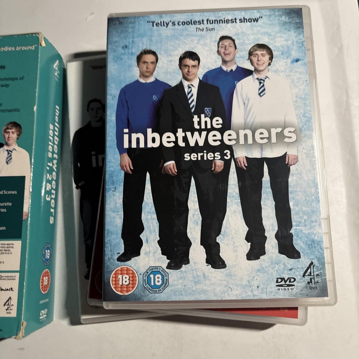 The Inbetweeners - Series 1 2 3 Plus Movie DVD Region 2 Series