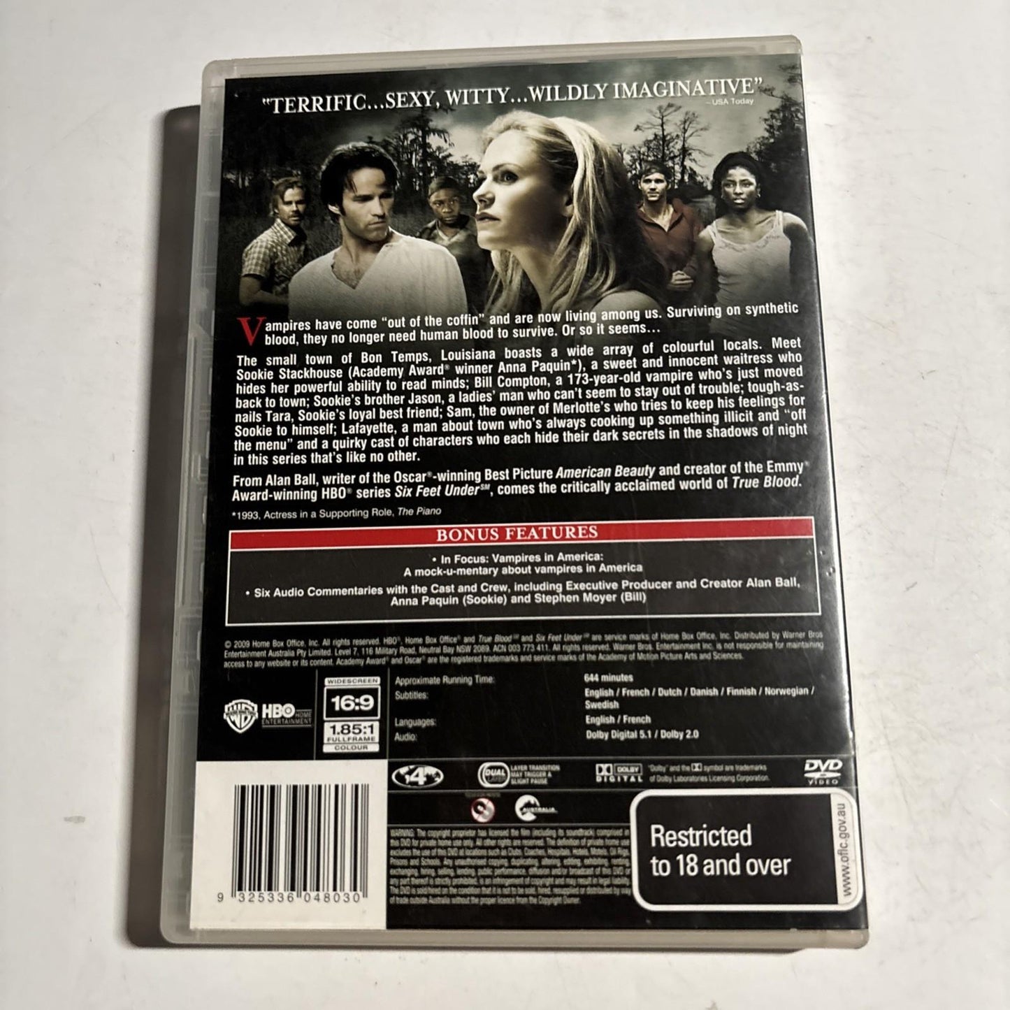 True Blood : Season 1 (DVD, 2008)  Region 4
