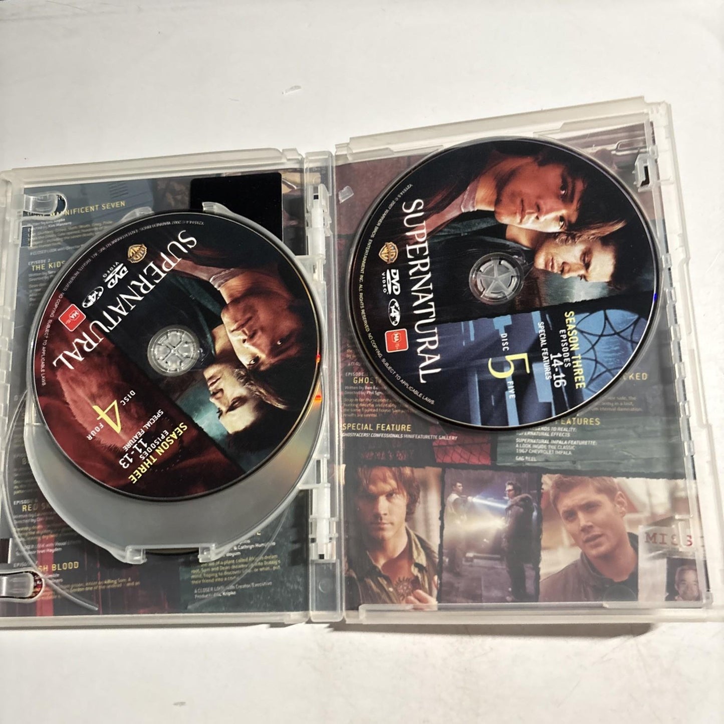 Supernatural - Season 3 DVD 5 Disc Set Region 4