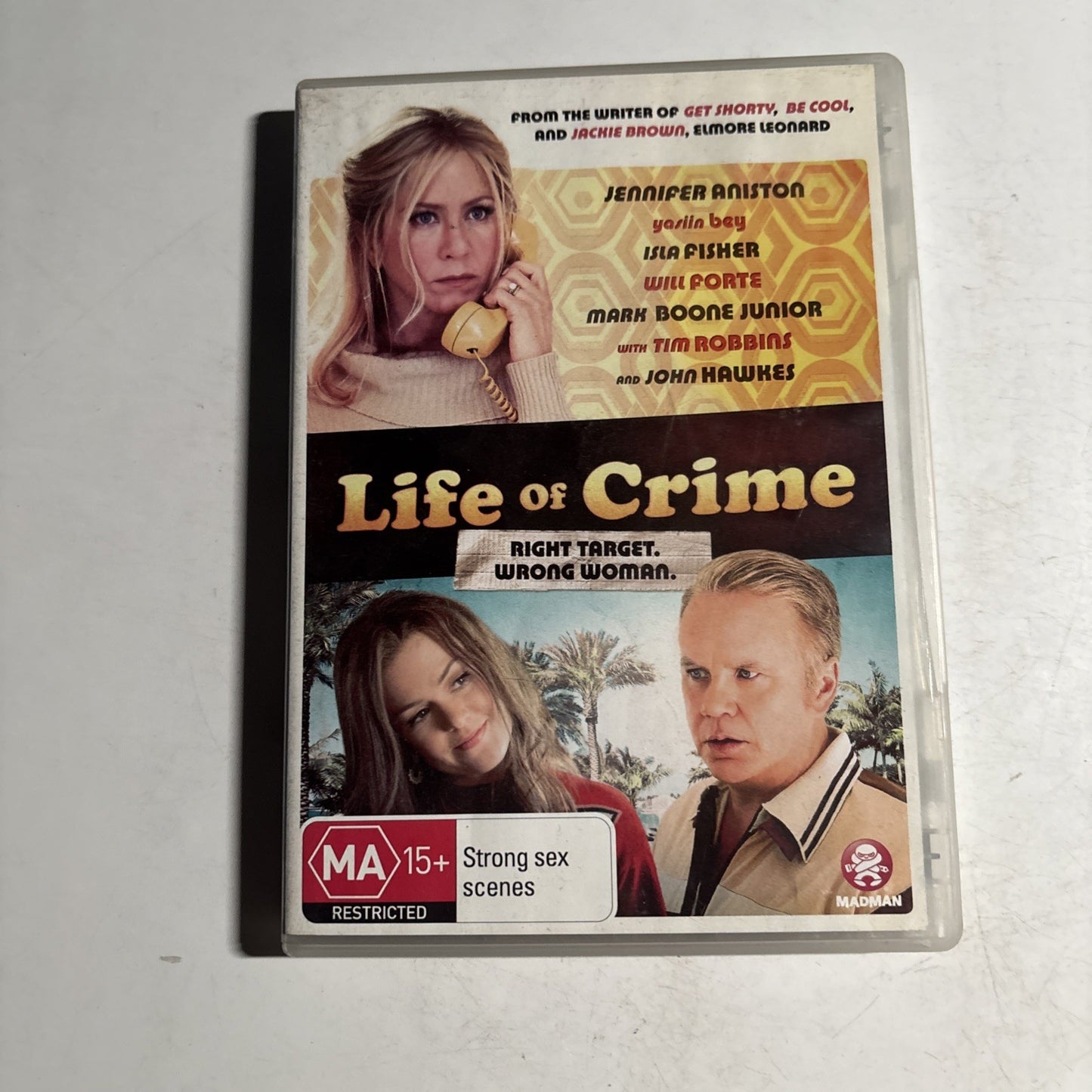 Life of Crime (DVD, 2013) Jennifer Aniston, Tim Robbins Region 4