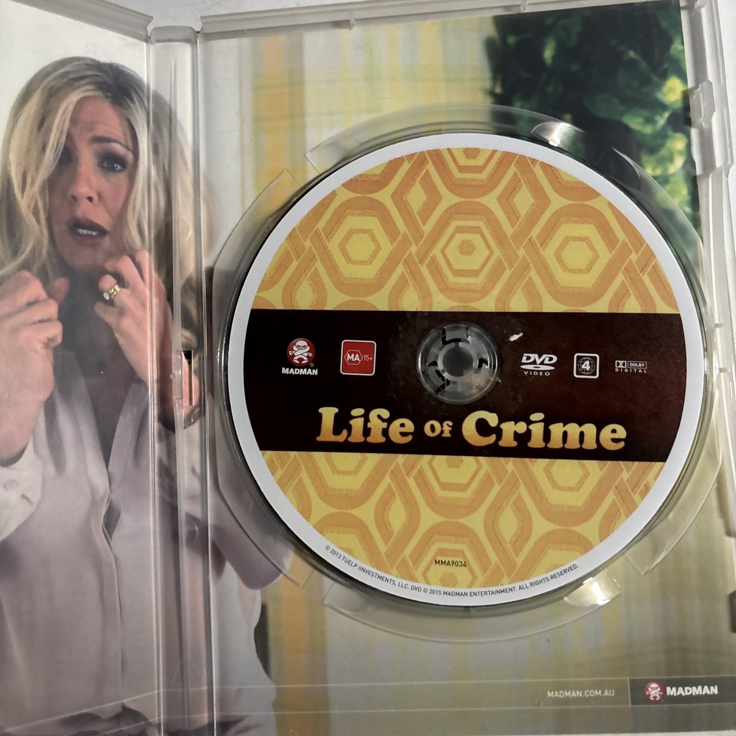 Life of Crime (DVD, 2013) Jennifer Aniston, Tim Robbins Region 4