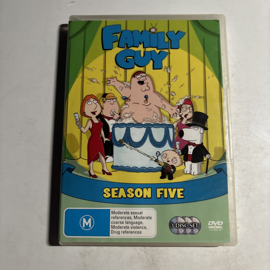 Family Guy : Season 5 (DVD, 2006) Region 4