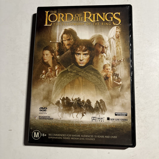 The Lord of the Rings - The Fellowship of the Ring (DVD, 2001) Region 4 NEW