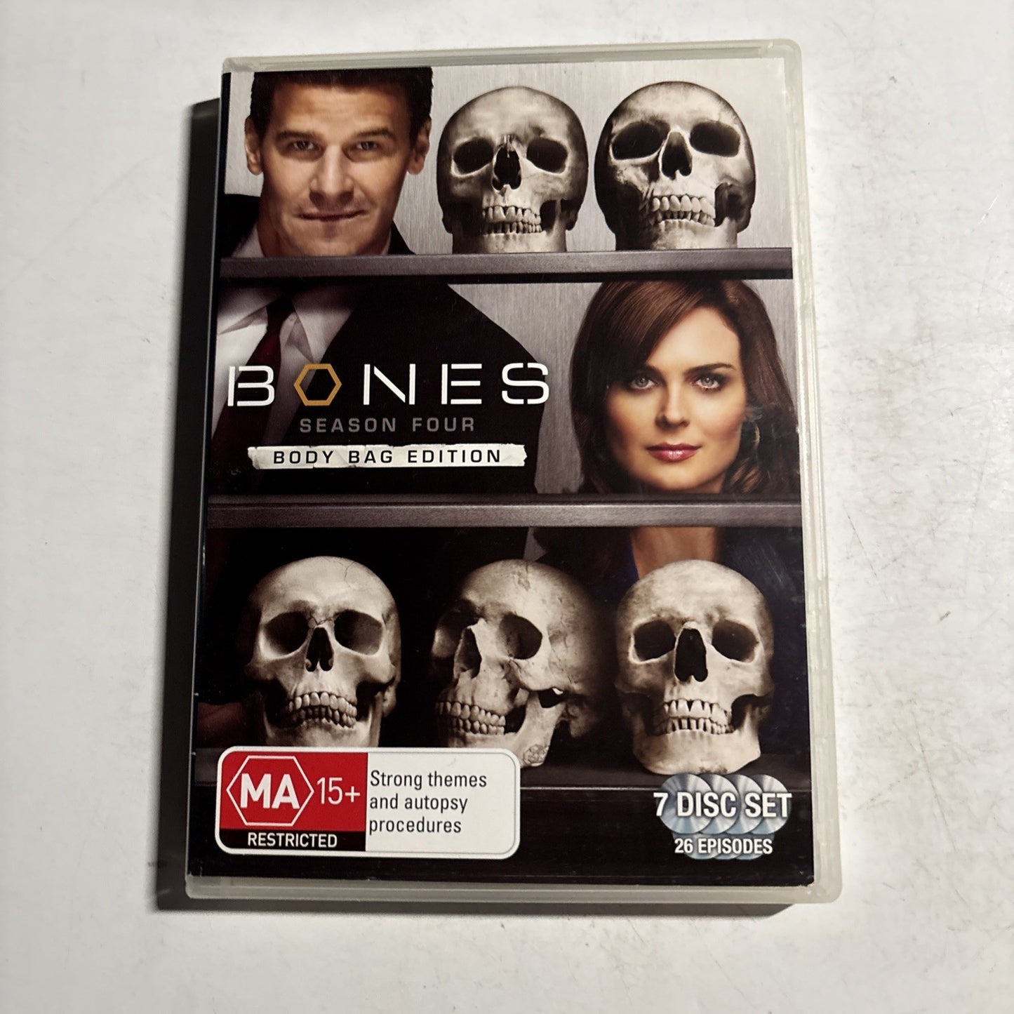 Bones : Season 4 (DVD, 2008) Region 4