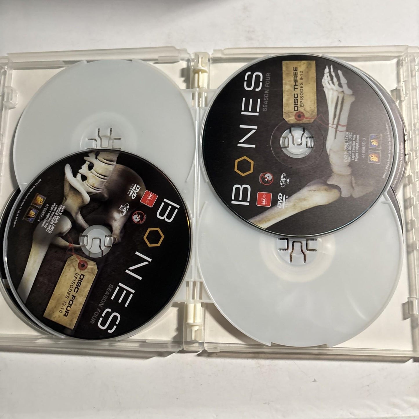 Bones : Season 4 (DVD, 2008) Region 4