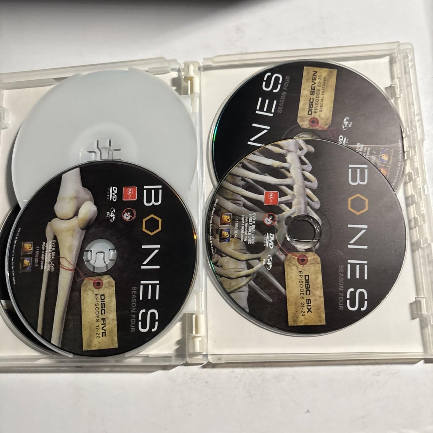 Bones : Season 4 (DVD, 2008) Region 4