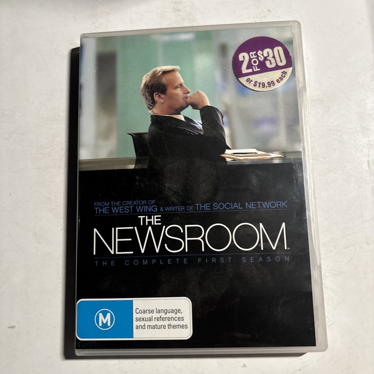 The Newsroom : Season 1 (DVD, 2012) Region 4
