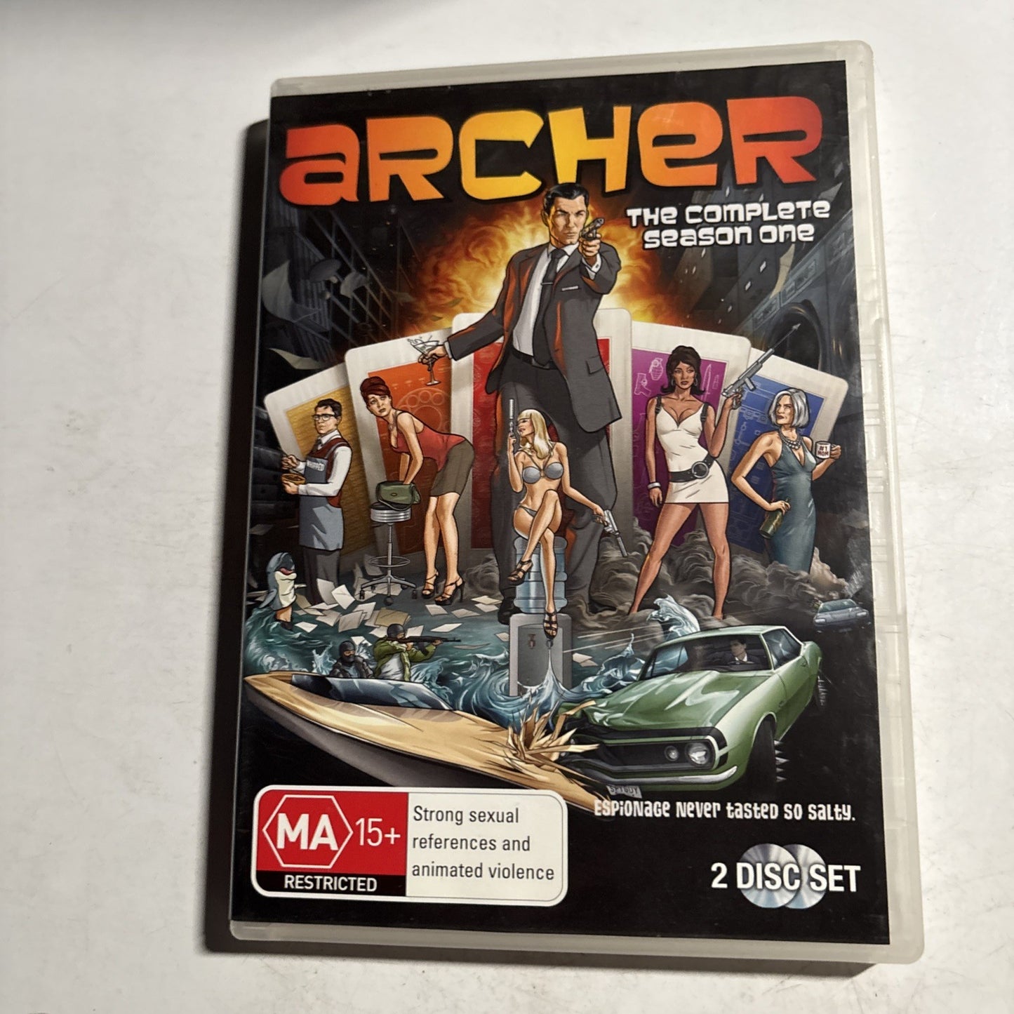 Archer : Season 1 (DVD, 2009) Region 4
