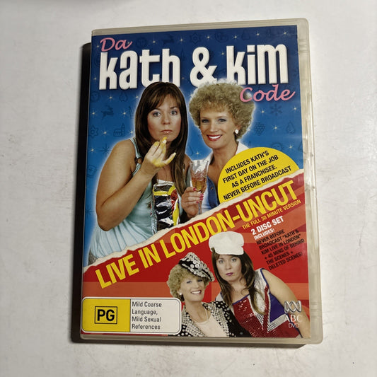 Da Kath & Kim Code - Live In London Uncut (DVD, 2008) Region 4