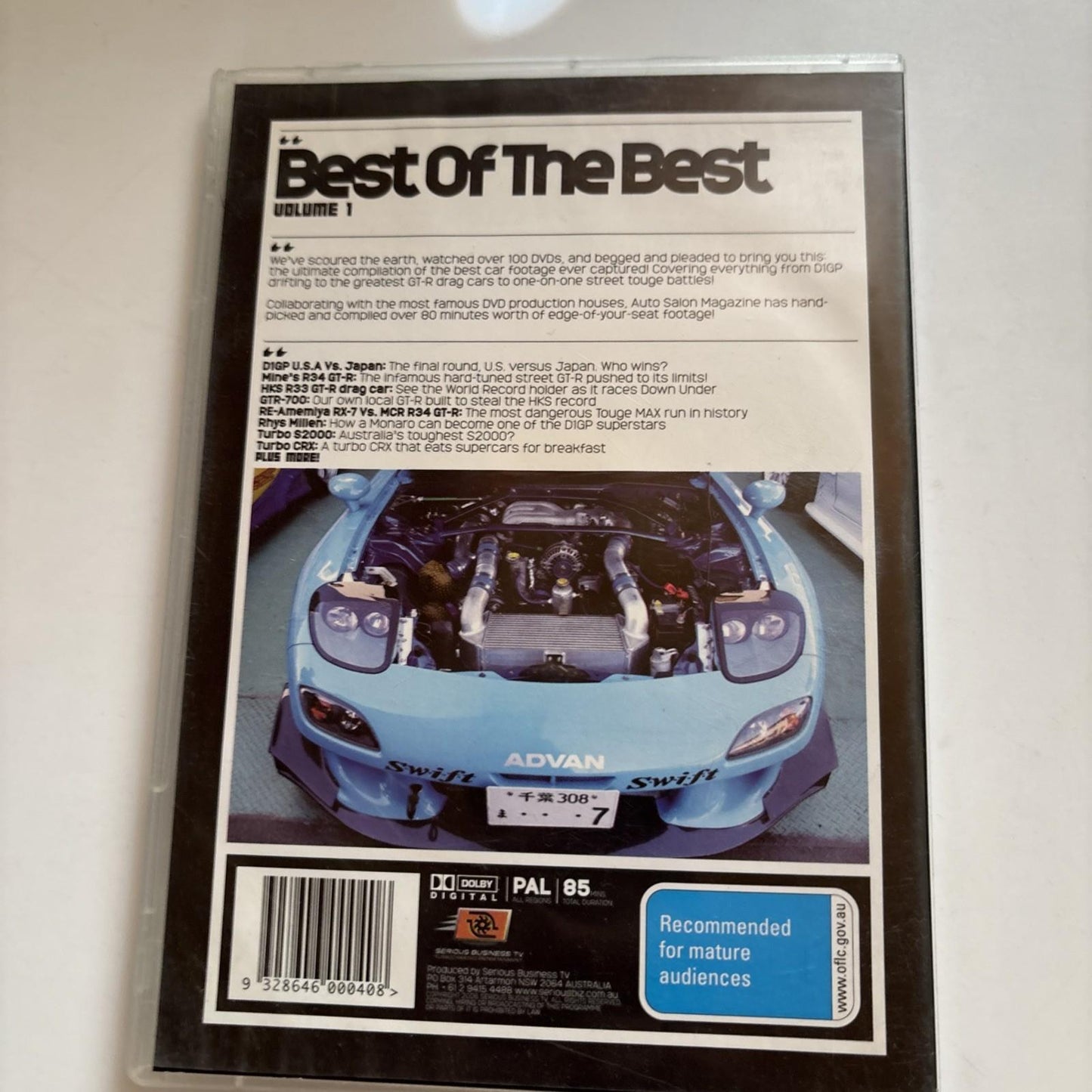 Autosalon Magazine - Best Of The Best - Volume 1 (DVD, 2006) All Regions