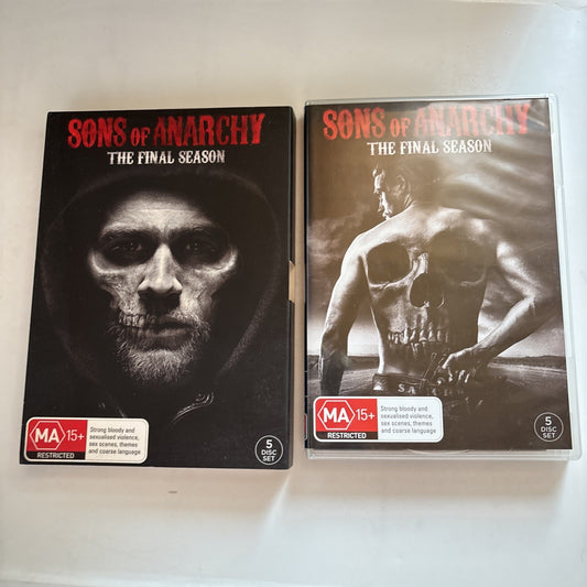 Sons of Anarchy - The Final Season (DVD, 2015, 5 Disc) Region 4