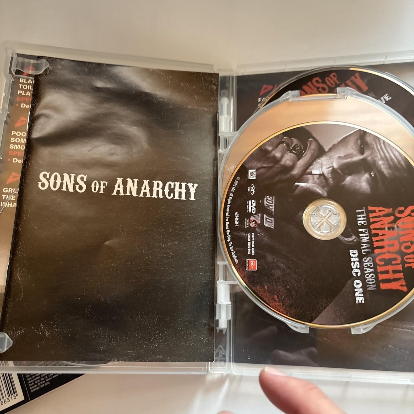 Sons of Anarchy - The Final Season (DVD, 2015, 5 Disc) Region 4