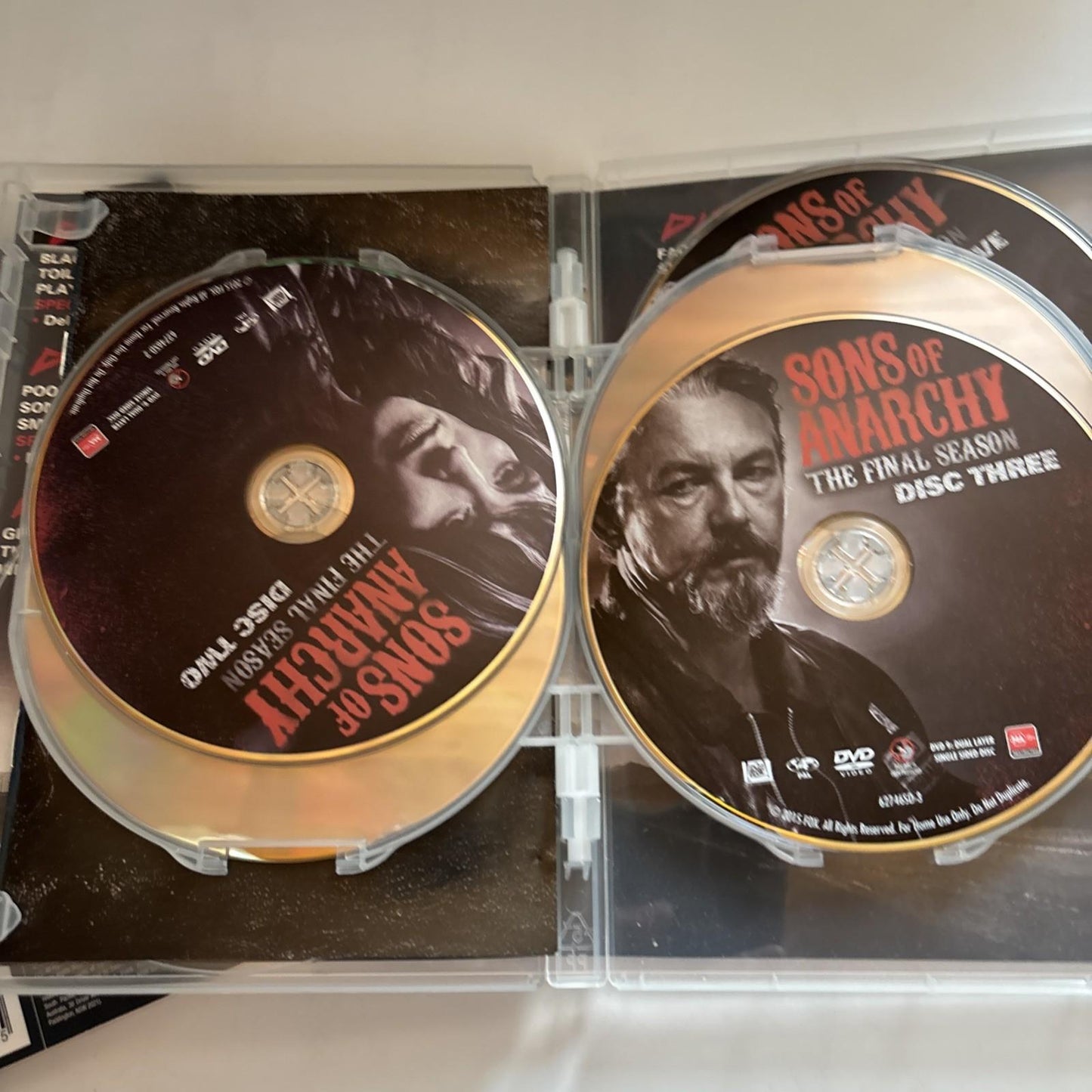 Sons of Anarchy - The Final Season (DVD, 2015, 5 Disc) Region 4