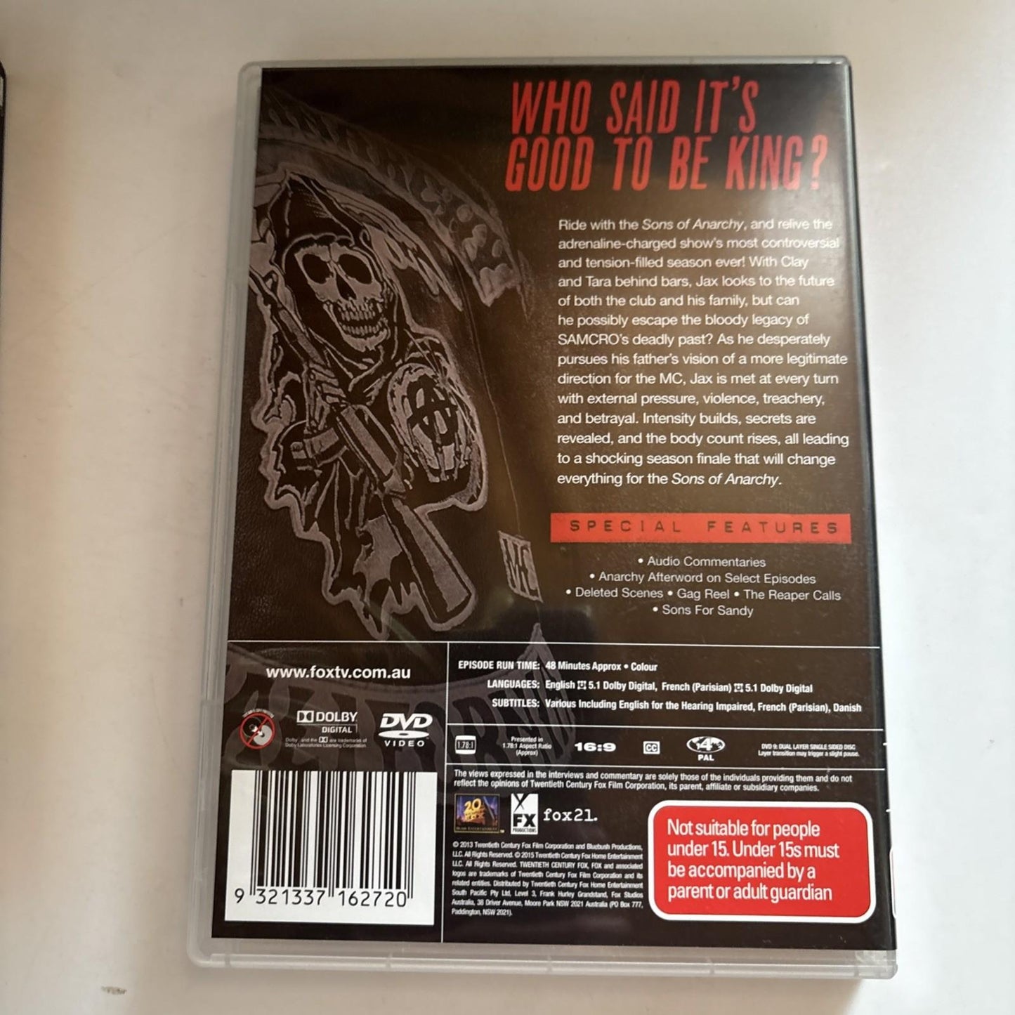 Sons of Anarchy : Season 6 (DVD, 2014) Region 4