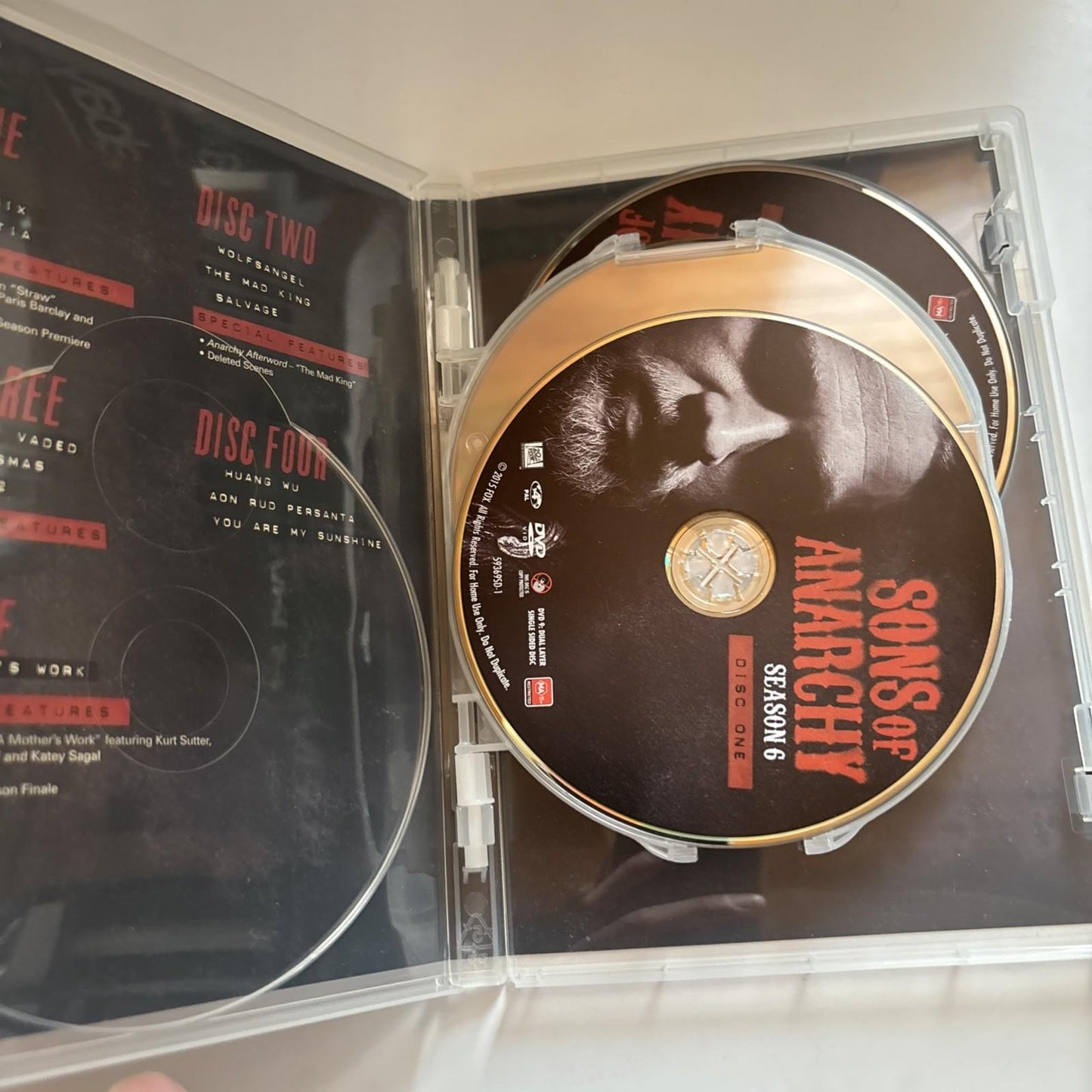 Sons of Anarchy : Season 6 (DVD, 2014) Region 4