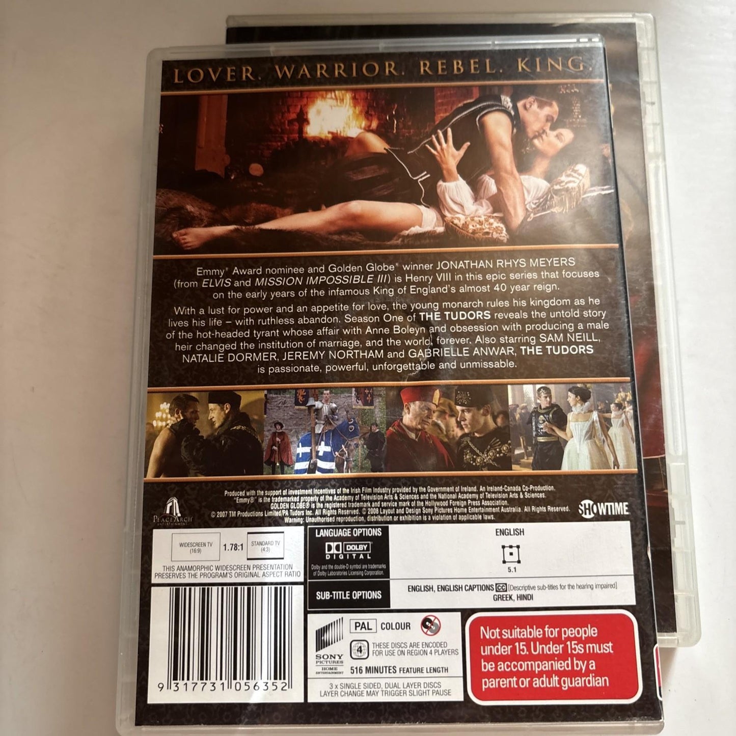 The Tudors : Season 1 & 2 (DVD, 2007) Region 4