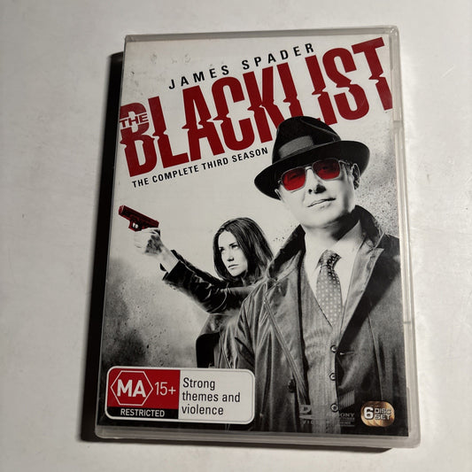 The Blacklist : Season 3 (DVD, 2015) Region 4,2 *New Sealed*