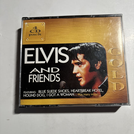 ELVIS and Friends Gold (CD, 4-Disc) Bill Haley, Jerry Lee Lewis  60 Songs