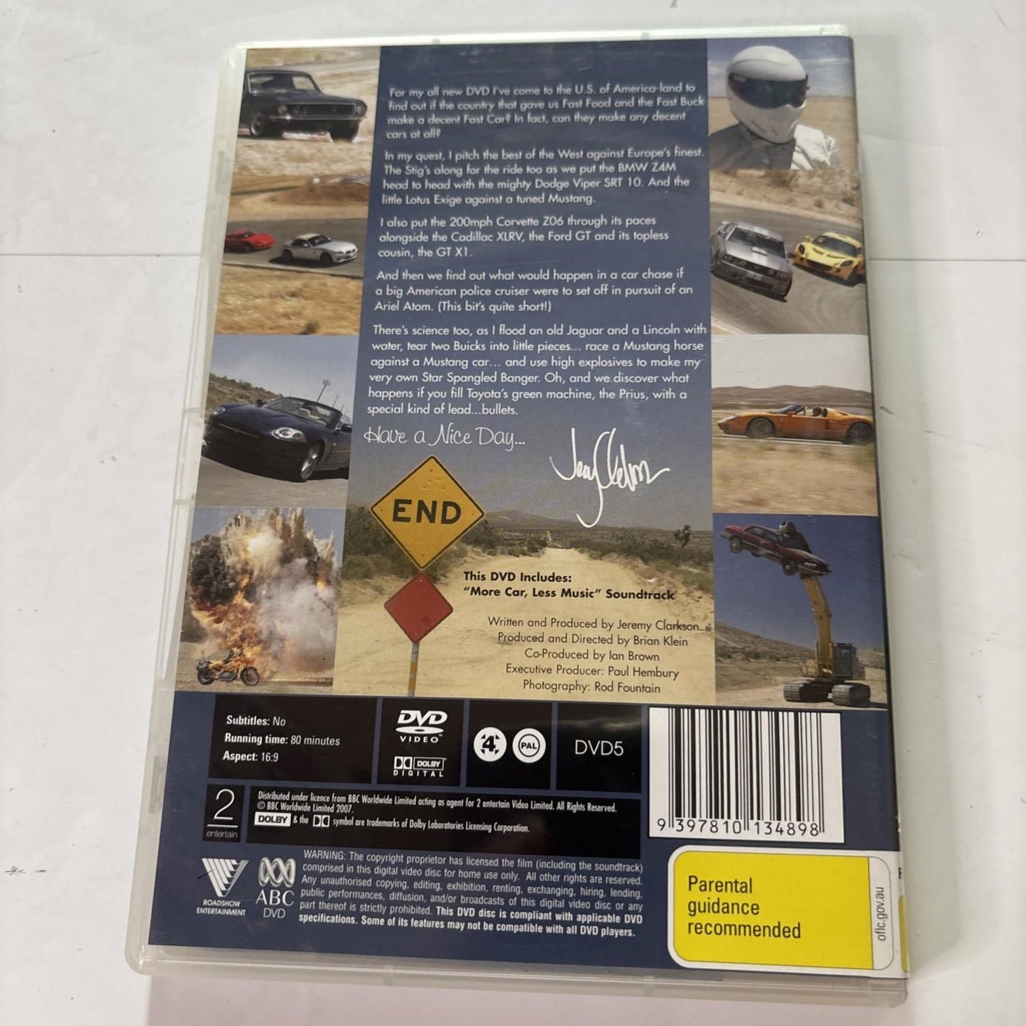 Jeremy Clarkson - The Good, the Bad and the Ugly (DVD, 2006) Region 4 NEW