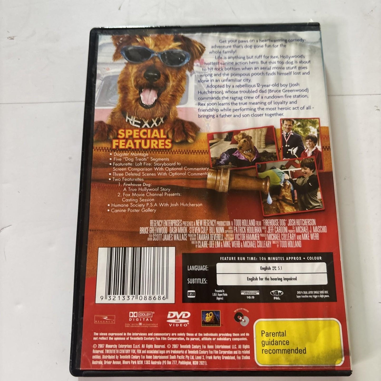 Firehouse Dog (DVD, 2007) Josh Hutcherson Region 4