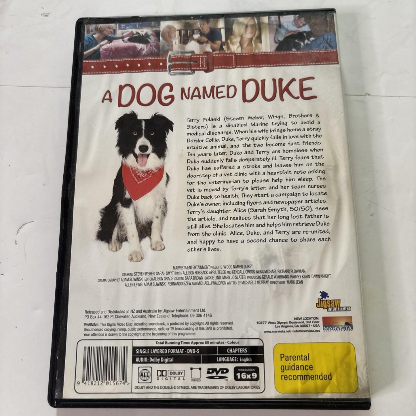 A Dog Named Duke (DVD, 2012) Steven Weber All Regions
