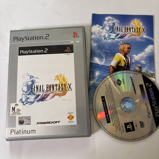 Final Fantasy X Sony PlayStation 2 PS2 PAL Game Manual
