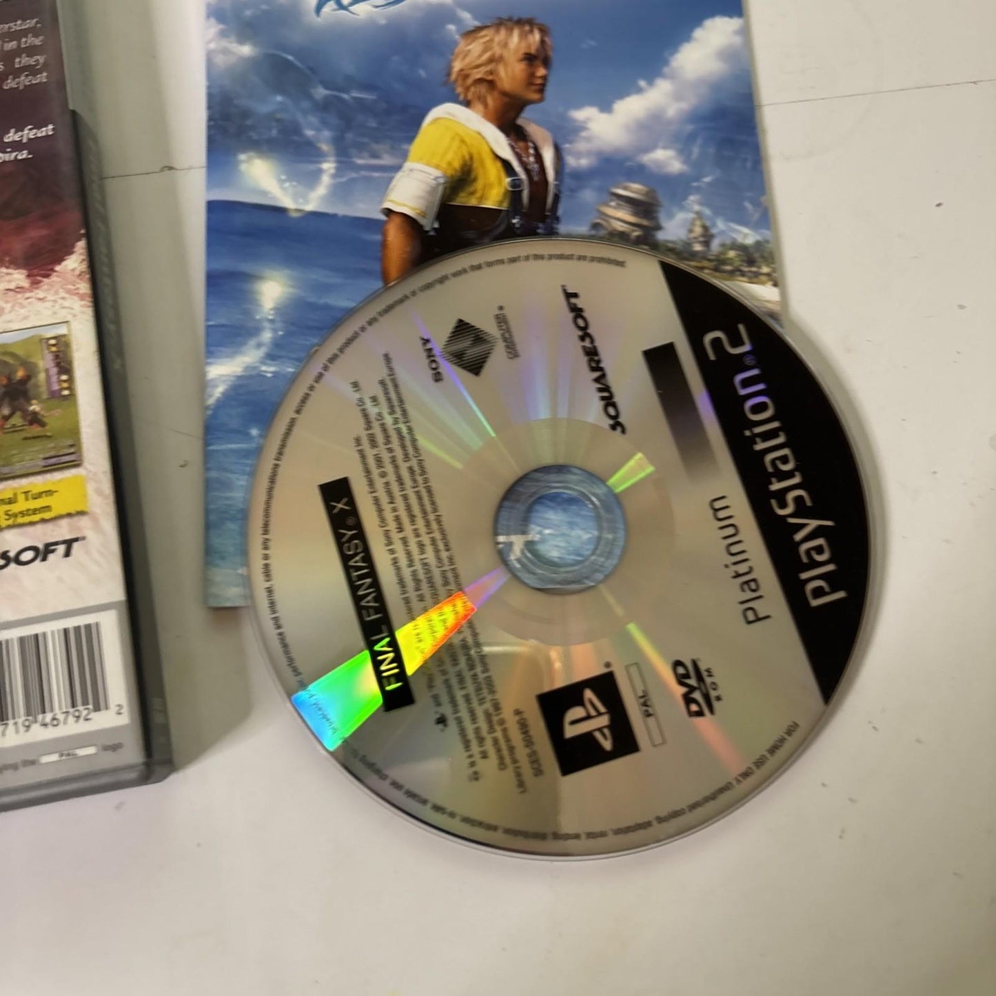 Final Fantasy X Sony PlayStation 2 PS2 PAL Game Manual