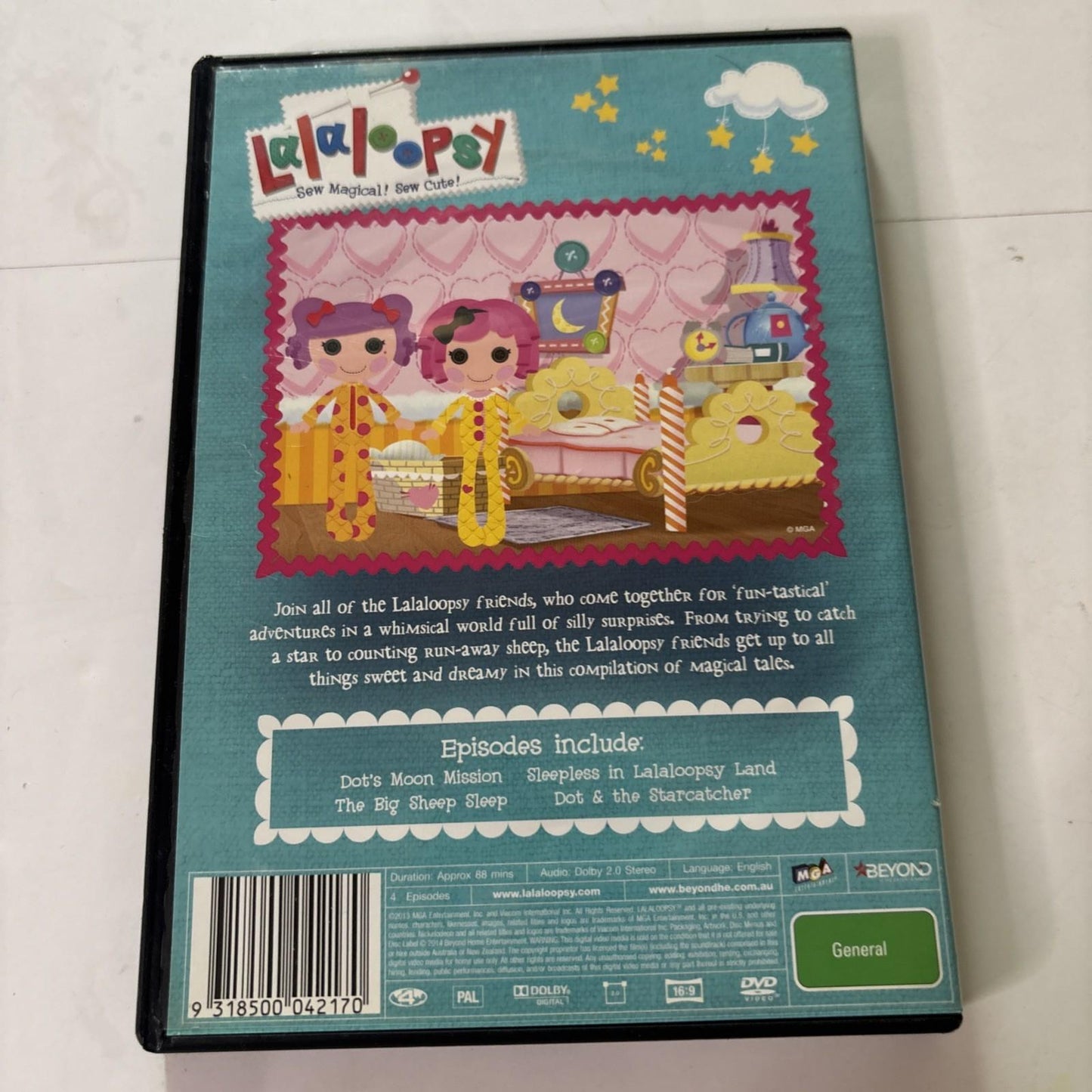 Lalaloopsy - Sweet Dreams (DVD, 2013) Region 4