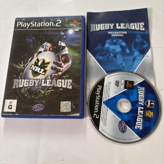 NRL Rugby League Sony PlayStation 2 2003 PS2 Manual