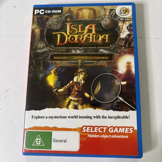 Isla Dorada: Episode 1 The Sands of Ephranis PC CD Rom Hidden Object Game