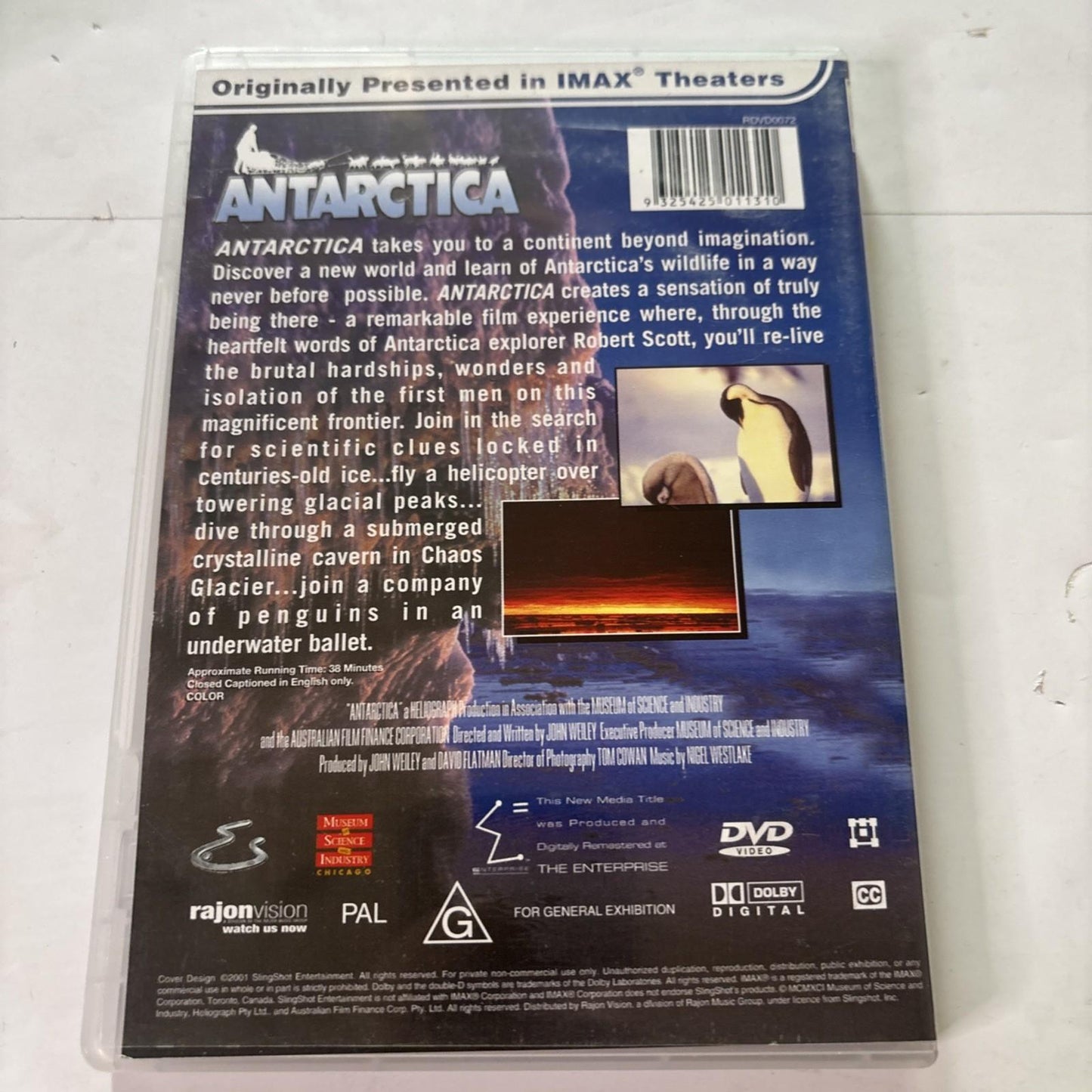 Imax - Antarctica (DVD, 2001) All Regions