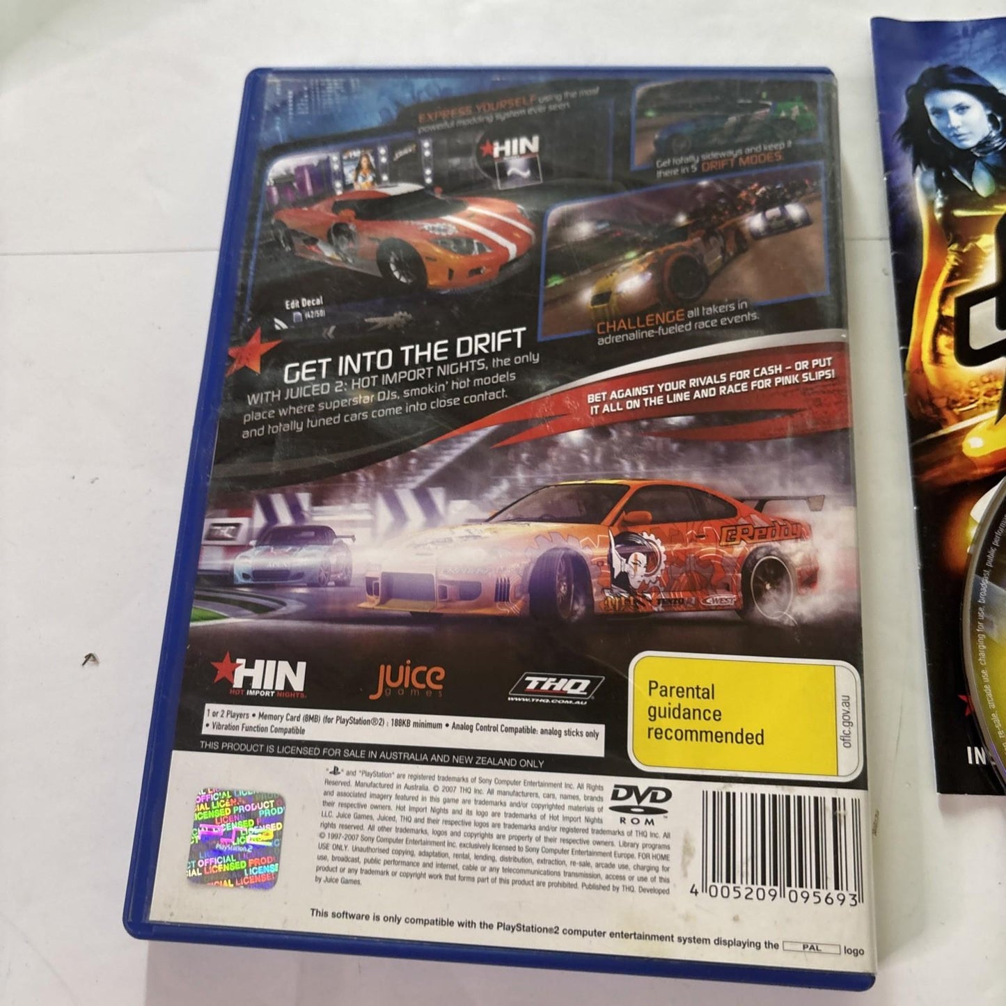 Juiced 2 Hot Import Nights - Sony PlayStation 2 PS2 Complete With Manual PAL