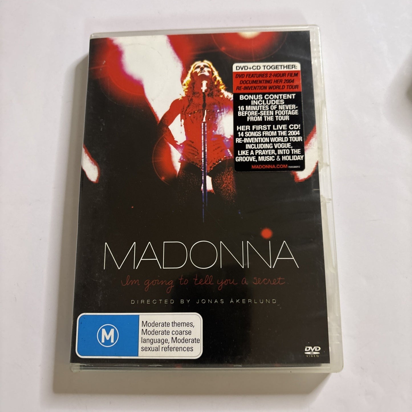 Madonna - I'm Going to Tell You a Secret (DVD + CD, 2006) Region 4,2
