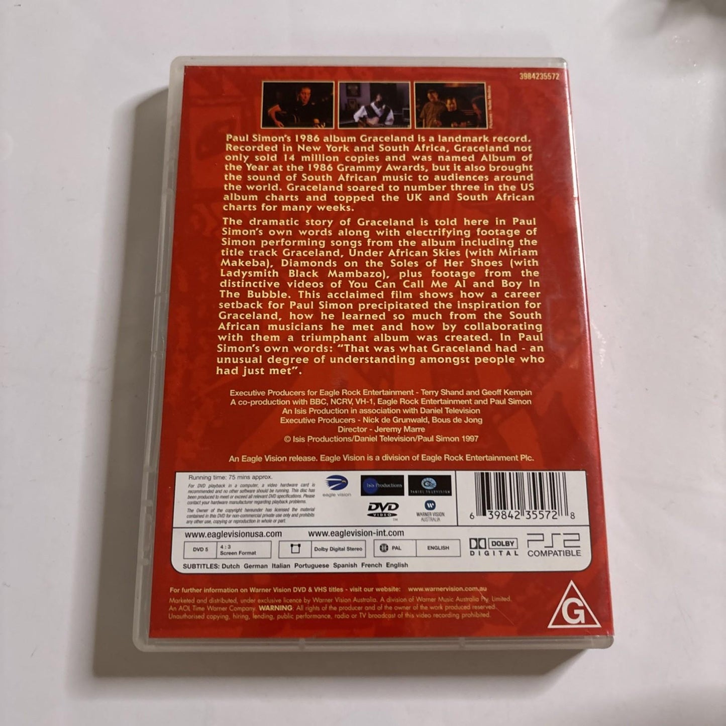 Paul Simon - Graceland Classic Albums (DVD, 1997) Music Documentary All Regions