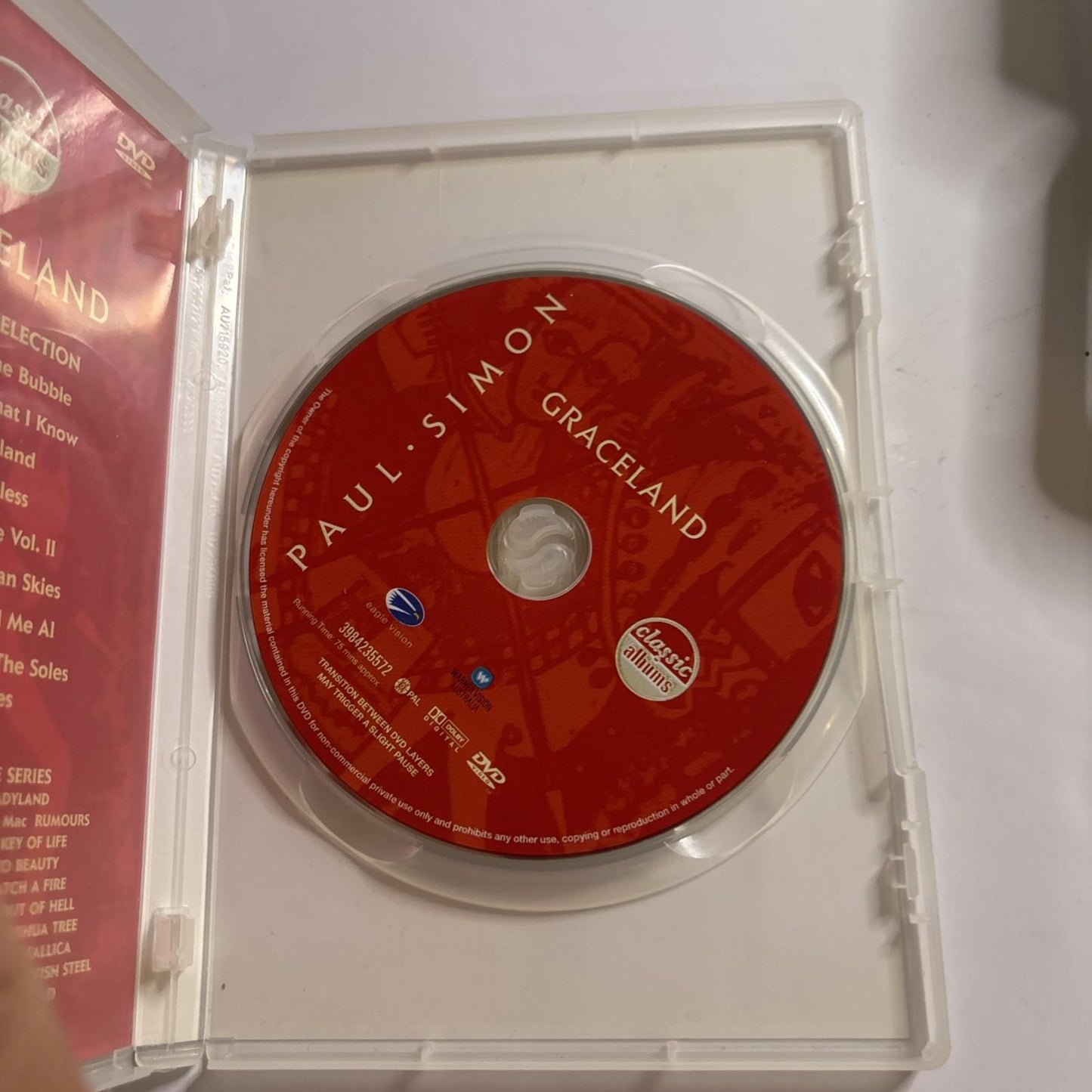 Paul Simon - Graceland Classic Albums (DVD, 1997) Music Documentary All Regions
