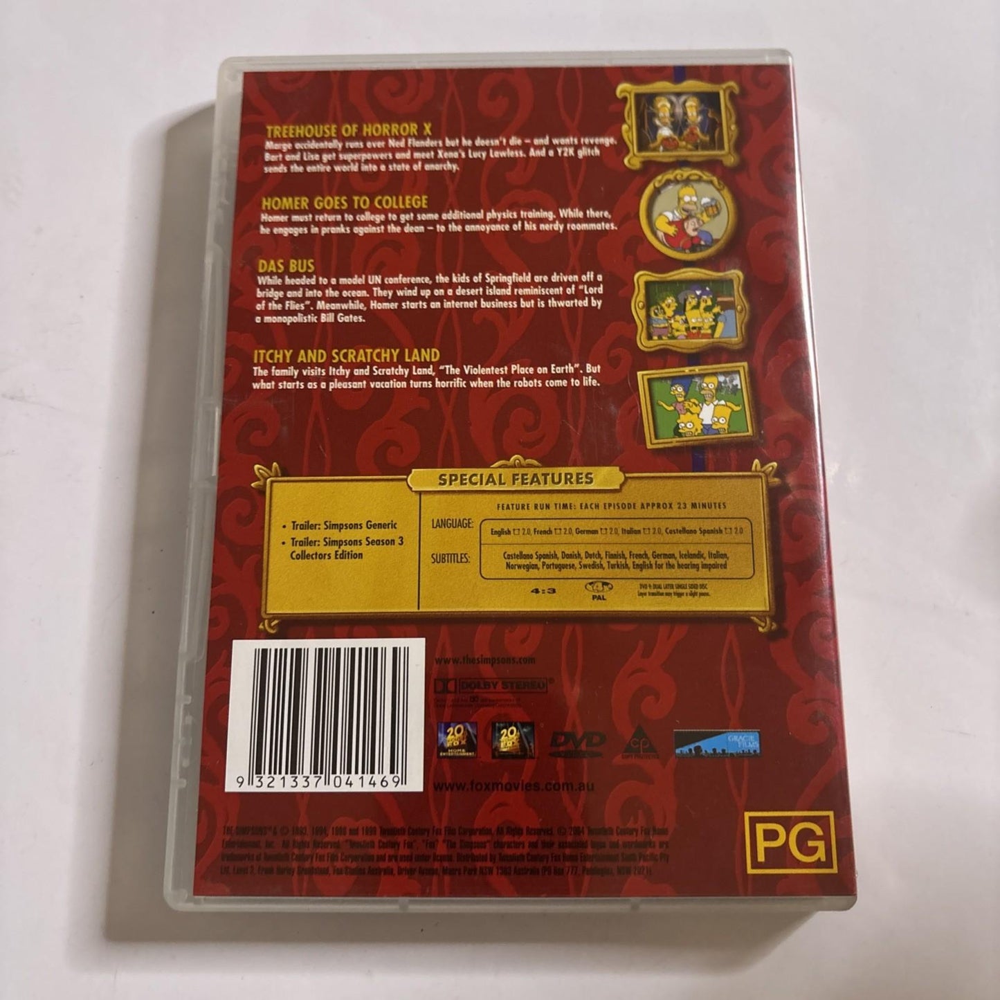 The Simpsons - The Simpsons.Com (DVD, 2004) Region 4