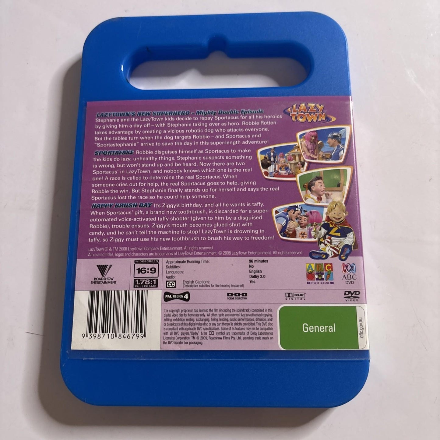 Lazytown: Super Hero (DVD, 2008) Region 4